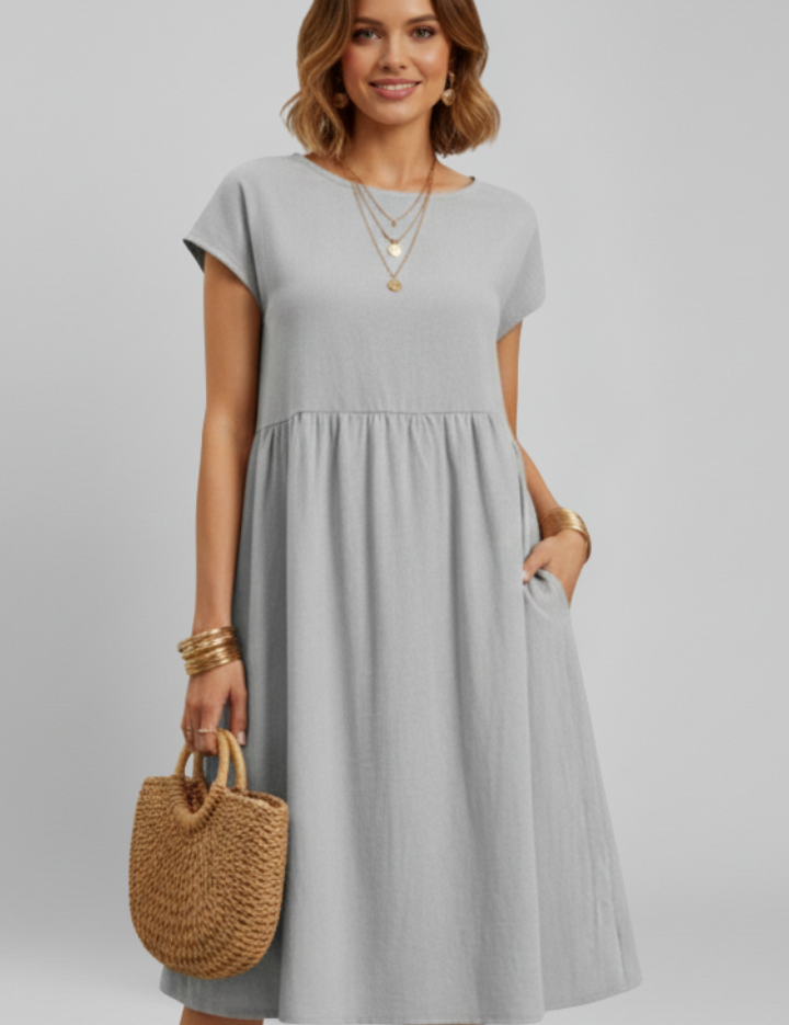 Frances Alderton | Relaxed Midi Dress For Women