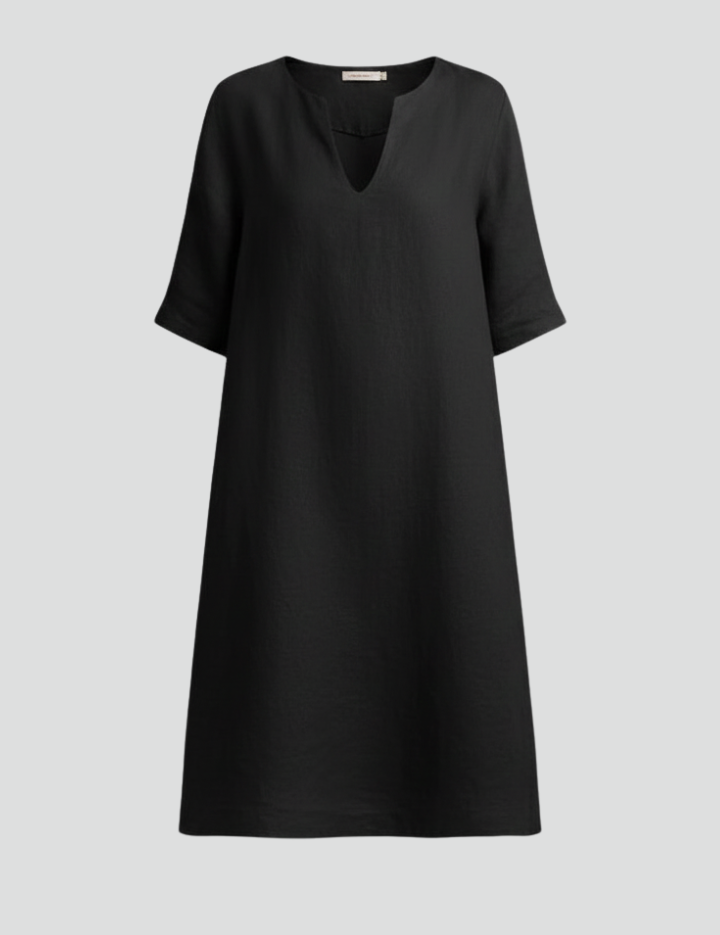 Women_sDresswithV-NeckandThree-QuarterSleeves_1.png