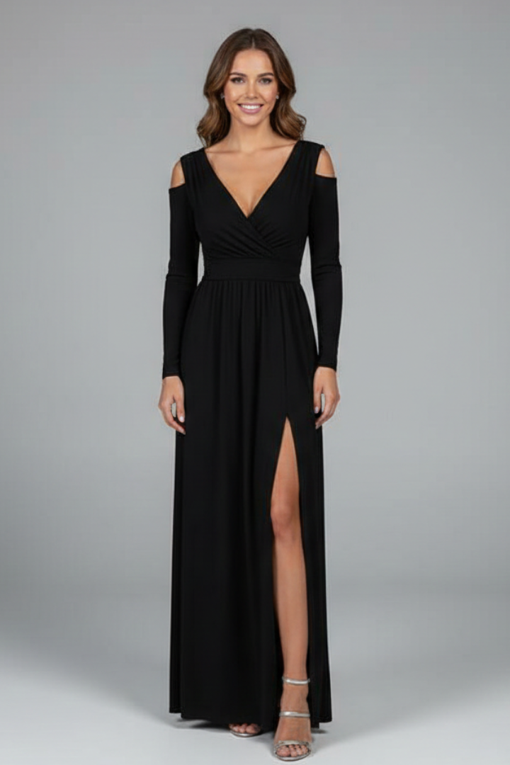 Lucinda Beaumont | Cold-Shoulder Maxi Dress For Women