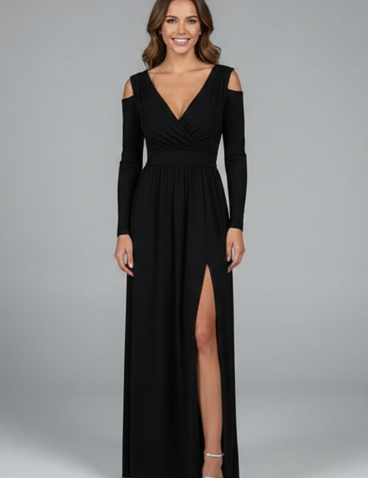 Lucinda Beaumont | Cold-Shoulder Maxi Dress For Women