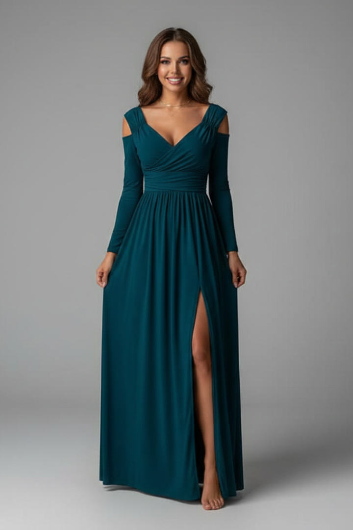Lucinda Beaumont | Cold-Shoulder Maxi Dress For Women