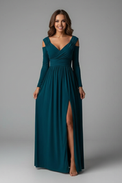 Lucinda Beaumont | Cold-Shoulder Maxi Dress For Women