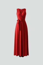 Vivienne Colette | Sleeveless Wrap Maxi Dress For Women