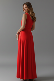 Vivienne Colette | Sleeveless Wrap Maxi Dress For Women