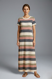 Fiona Drummond | Relaxed Maxi T-Shirt Dress For Women