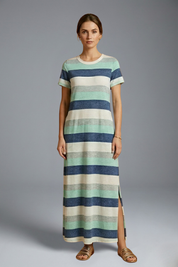 Fiona Drummond | Relaxed Maxi T-Shirt Dress For Women