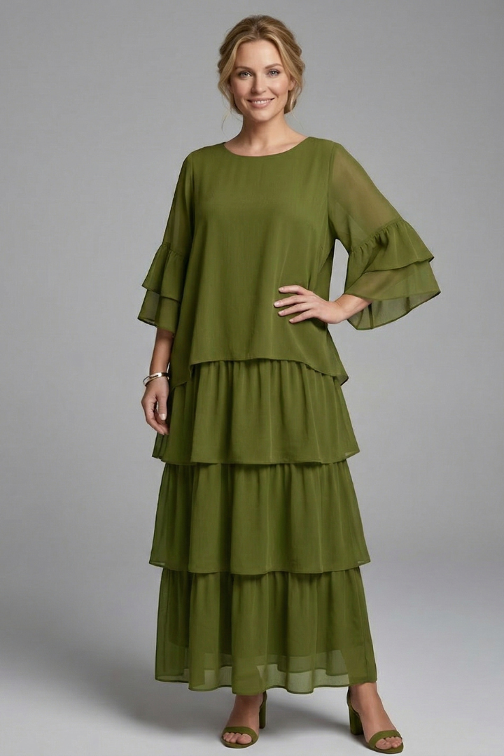 Octavia Renshaw | Tiered Maxi Dress For Women