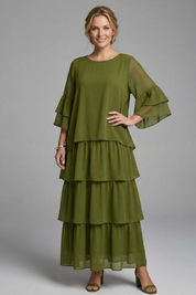 Octavia Renshaw | Tiered Maxi Dress For Women