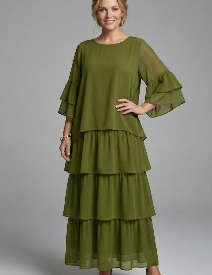 Octavia Renshaw | Tiered Maxi Dress For Women
