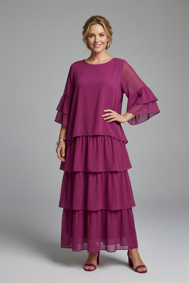 Octavia Renshaw | Tiered Maxi Dress For Women