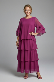 Octavia Renshaw | Tiered Maxi Dress For Women