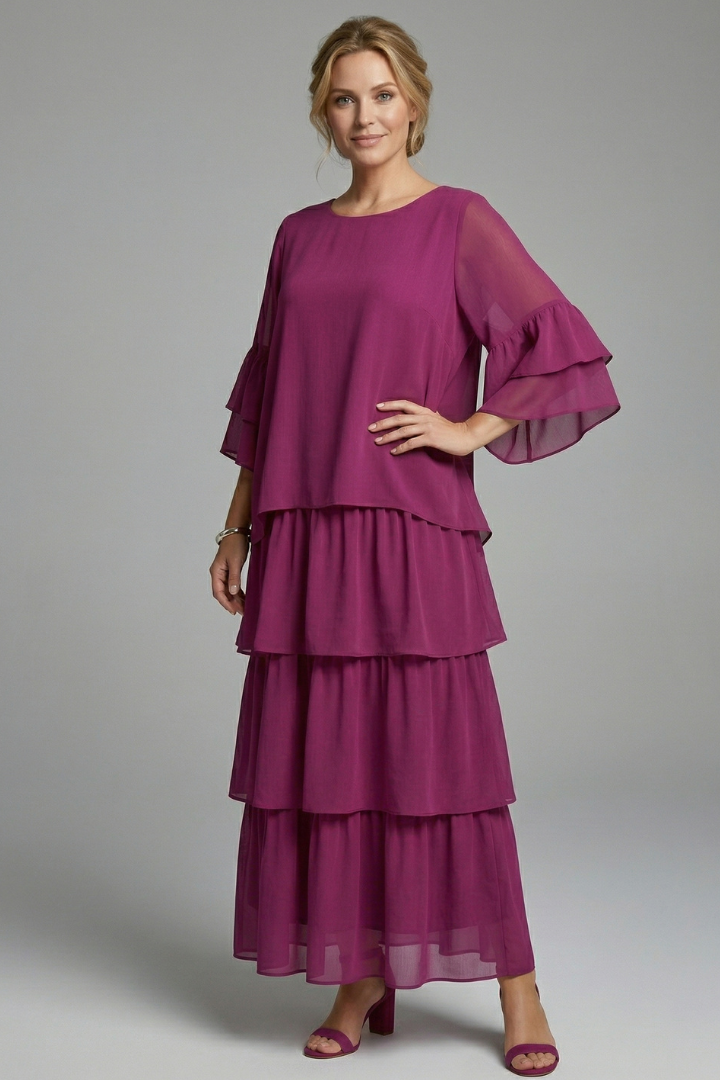 Octavia Renshaw | Tiered Maxi Dress For Women