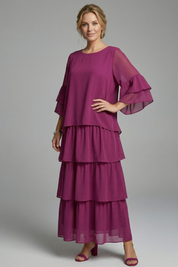 Octavia Renshaw | Tiered Maxi Dress For Women