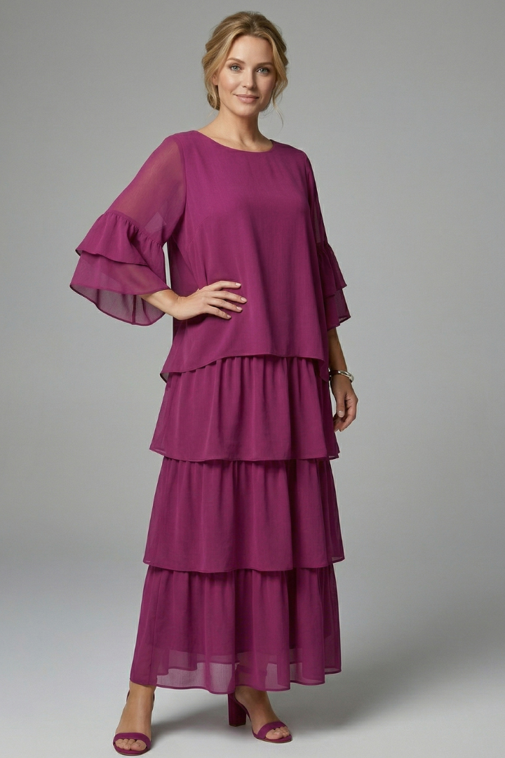 Octavia Renshaw | Tiered Maxi Dress For Women