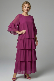 Octavia Renshaw | Tiered Maxi Dress For Women
