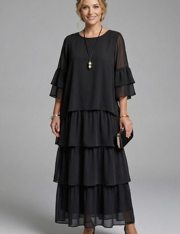 Octavia Renshaw | Tiered Maxi Dress For Women