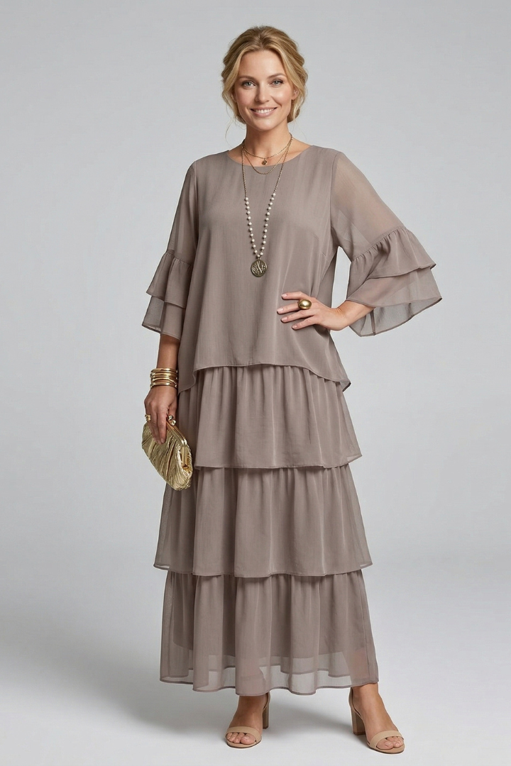 Octavia Renshaw | Tiered Maxi Dress For Women