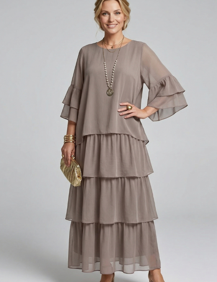Octavia Renshaw | Tiered Maxi Dress For Women