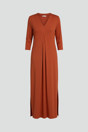 Penelope Ashford | 3/4 Sleeve V-Neck Maxi Dress For Women