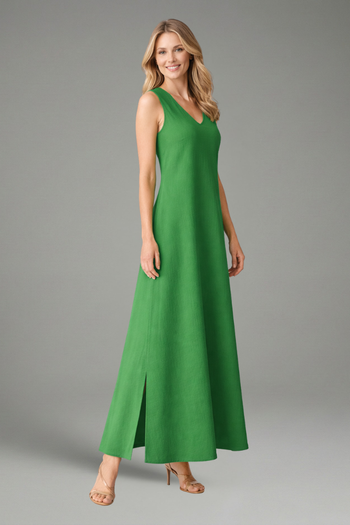 Marguerite Holloway | Sleeveless V-Neck Maxi Dress For Women