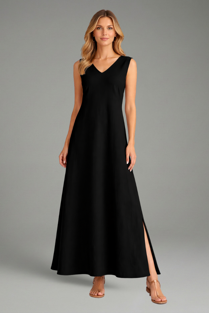 Marguerite Holloway | Sleeveless V-Neck Maxi Dress For Women