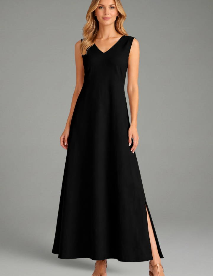 Marguerite Holloway | Sleeveless V-Neck Maxi Dress For Women