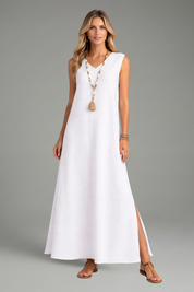 Marguerite Holloway | Sleeveless V-Neck Maxi Dress For Women