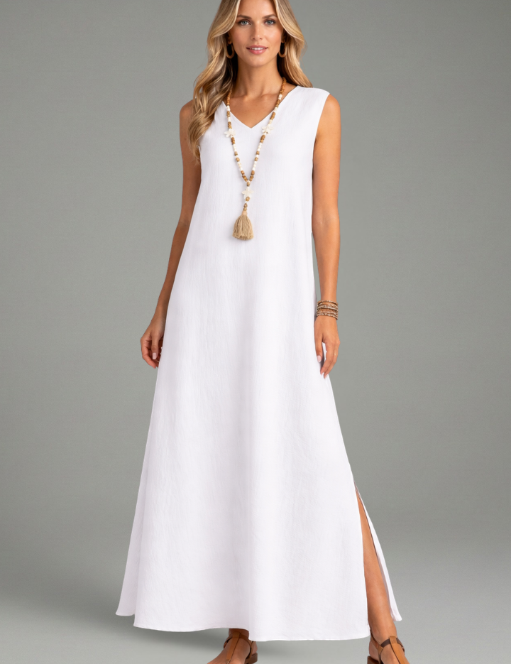 Marguerite Holloway | Sleeveless V-Neck Maxi Dress For Women