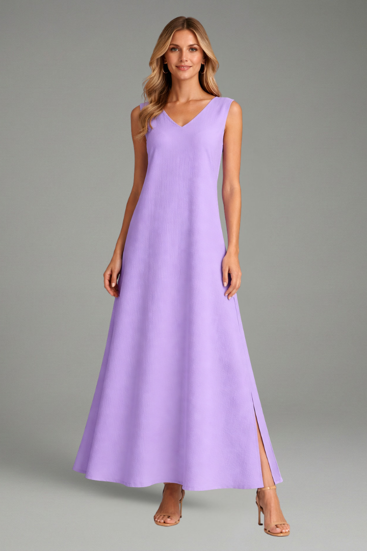 Marguerite Holloway | Sleeveless V-Neck Maxi Dress For Women