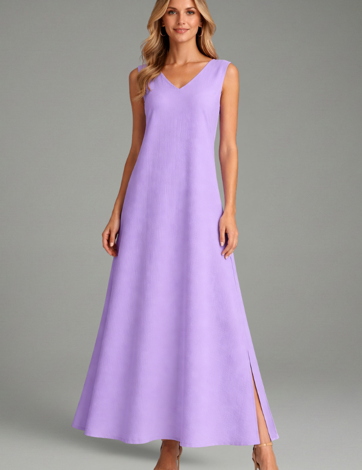 Marguerite Holloway | Sleeveless V-Neck Maxi Dress For Women