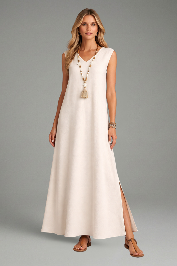 Marguerite Holloway | Sleeveless V-Neck Maxi Dress For Women