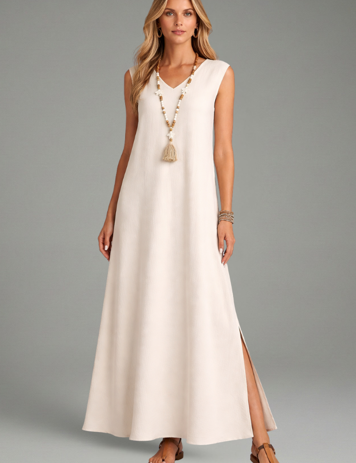Marguerite Holloway | Sleeveless V-Neck Maxi Dress For Women
