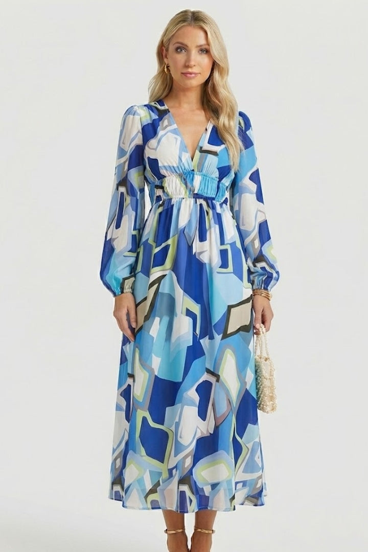 Beatrice Calloway | Floral Maxi Dress Long Sleeve For Women