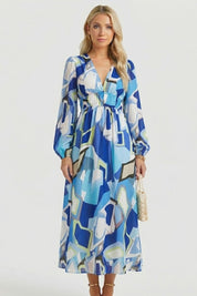 Beatrice Calloway | Floral Maxi Dress Long Sleeve For Women