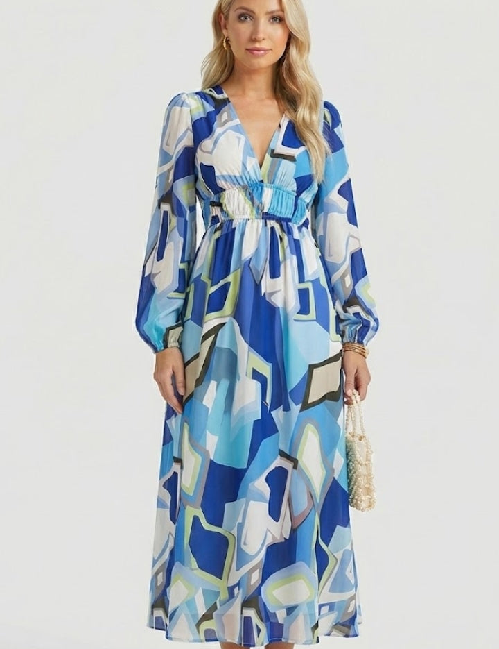 Beatrice Calloway | Floral Maxi Dress Long Sleeve For Women