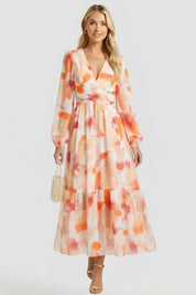 Beatrice Calloway | Floral Maxi Dress Long Sleeve For Women