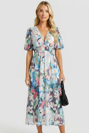 Beatrice Calloway | Floral Maxi Dress Long Sleeve For Women