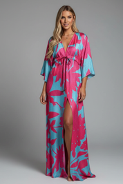 Paloma Sinclair | Printed Kaftan Maxi Dress For Women