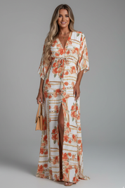 Paloma Sinclair | Printed Kaftan Maxi Dress For Women
