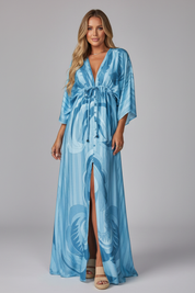 Paloma Sinclair | Printed Kaftan Maxi Dress For Women