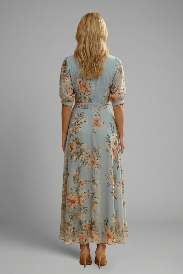 Isobel Carmichael | Floral Wrap Midi Dress For Women