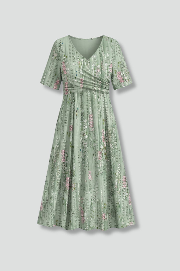 Rosemary Caldwell | Floral Midi Dress For Women