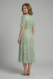 Rosemary Caldwell | Floral Midi Dress For Women