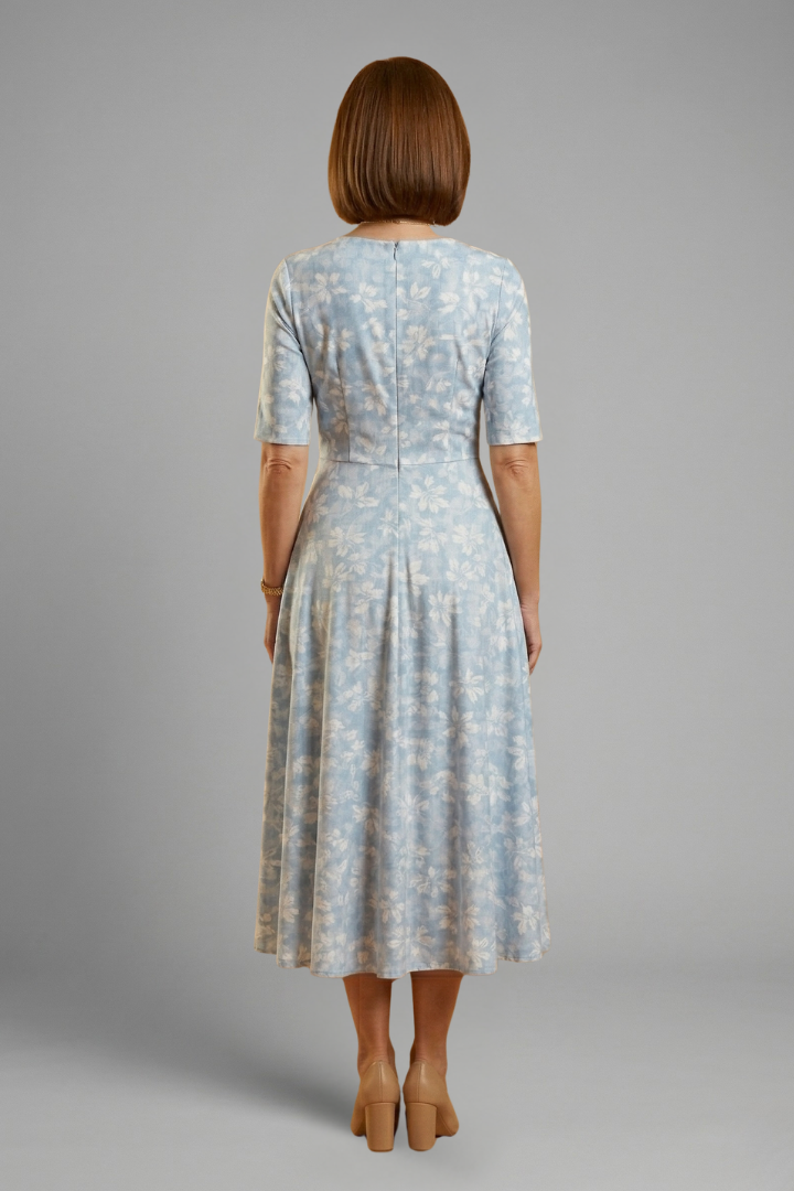 Lisette Fairbanks | Floral Wrap Midi Dress For Women