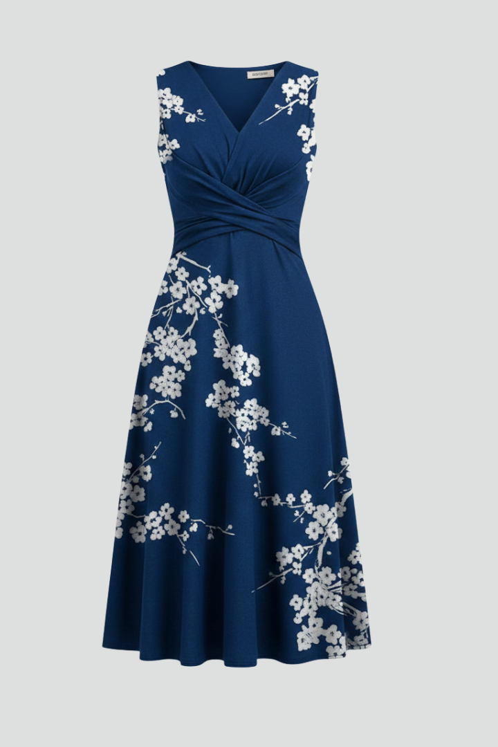 Estelle Fairweather | Floral Print Midi Dress For Women