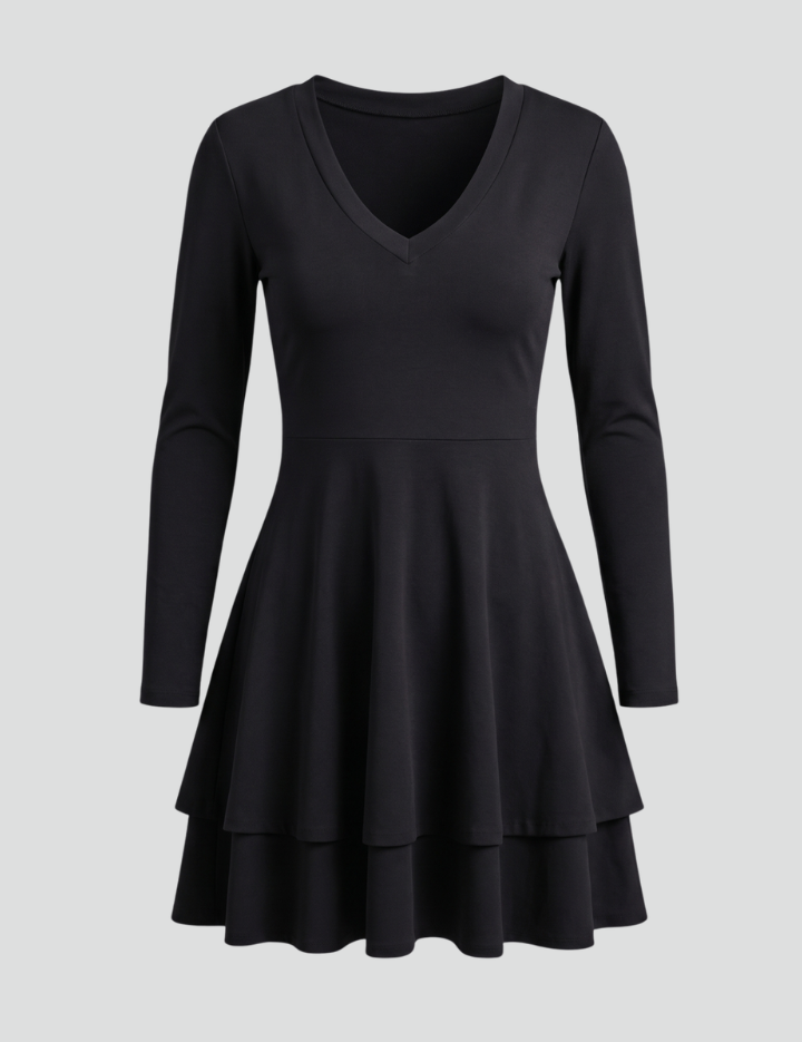Women_s_Short_Dress_with_V-Neck_and_Long_Sleeves_1_8b31b2e1-9775-4791-958e-88f577122a51.png