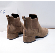 Rosanna Kildare | Black Suede Chelsea Ankle Boots For Women