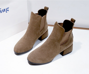 Rosanna Kildare | Black Suede Chelsea Ankle Boots For Women