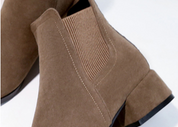 Rosanna Kildare | Black Suede Chelsea Ankle Boots For Women