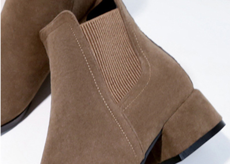 Rosanna Kildare | Black Suede Chelsea Ankle Boots For Women